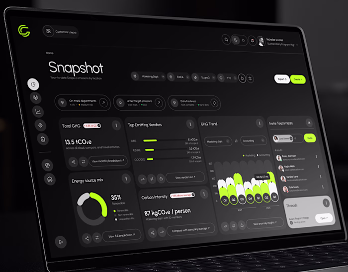 Carbon - Decarbonization Dashboard