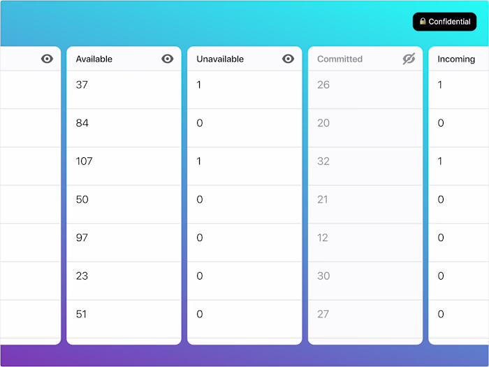 Shopify Inventory Column Picker Development