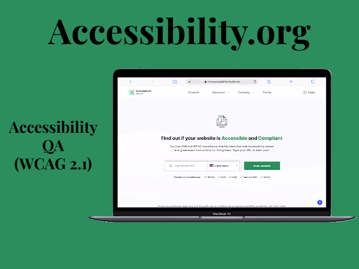 Accessibility QA(WCAG 2.1)