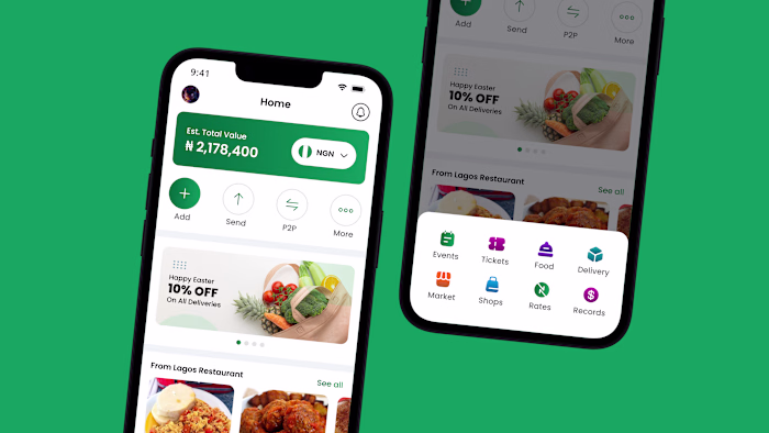 Greep Pay, a Fintech Super App - Home