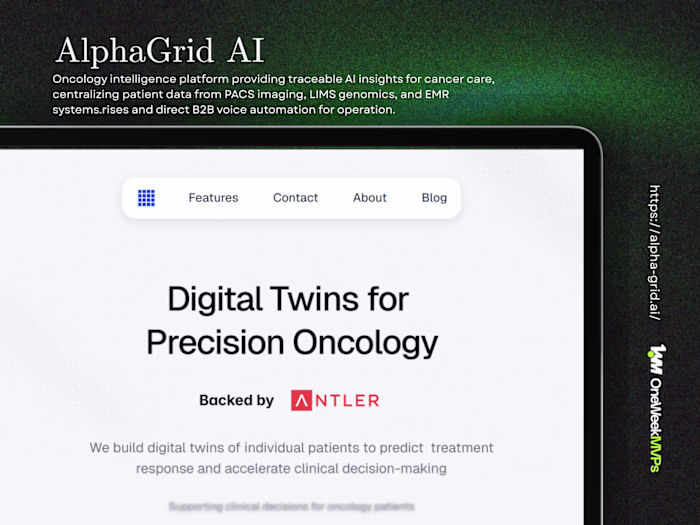 AlphaGrid AI - Oncology Intelligence Platform Development