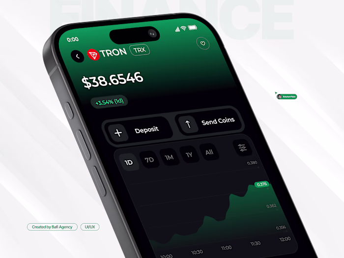 Finance Fintech Mobile App Design