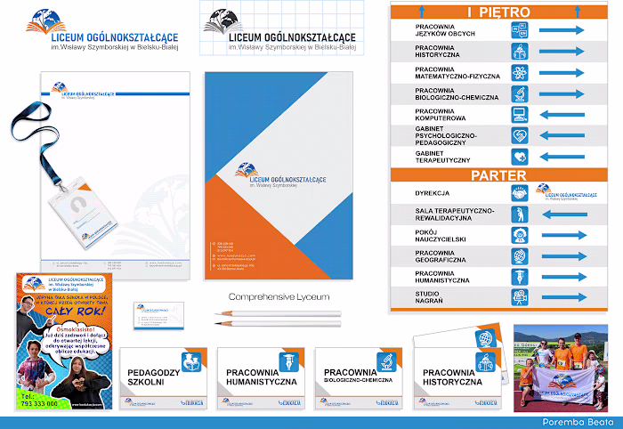 Design of logo and corporate identity elements