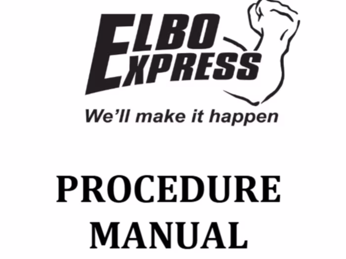 Procedure Manual for Drivers