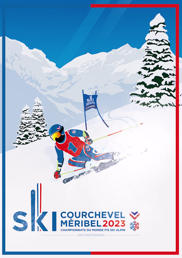 Poster design •  Alpine World Ski Championships 2023®