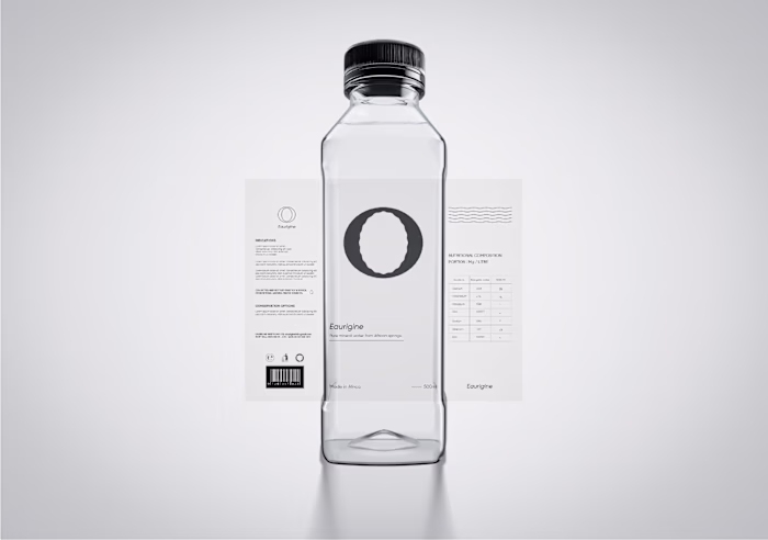 Eaurigine - Pure Mineral Water Brand | Packaging Design 