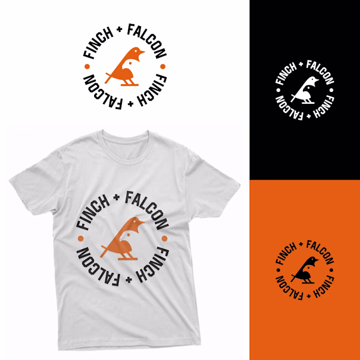 Minimal Logo and Tshirt Design for a Community Apparel Brand. 