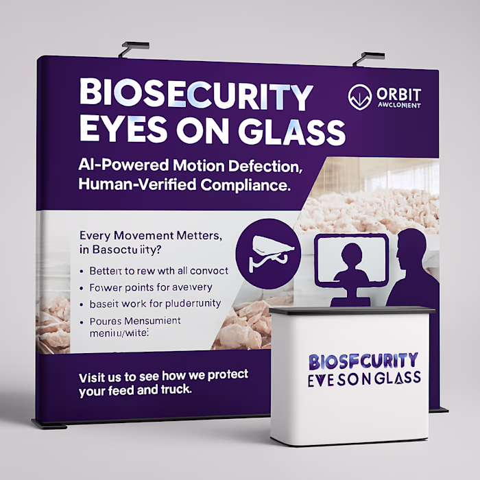 Concept Design – Tradeshow Booth for Orbit Farm Technologies...