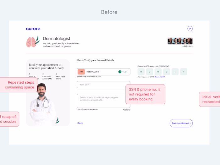 UX/UI Design for Norway's Online Healthcare Platform: Aurora
