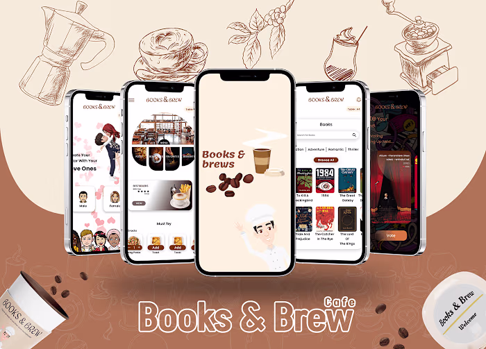 Books & Brew (Experience Design) Web App & Digital Product