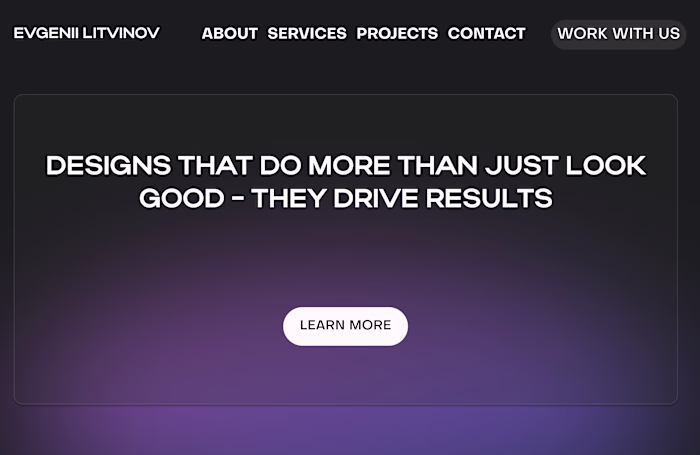 Portfolio website (Webflow)