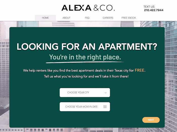 Alexa & Co. Website 