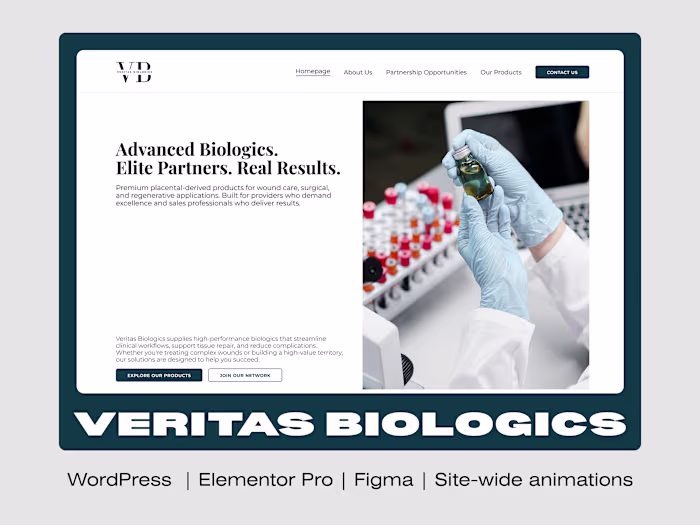 Simple & Professional Medical Website Design And Development. 