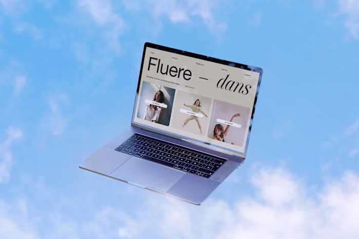 Fluere-dance - Branding, webdesign, webdevelopment