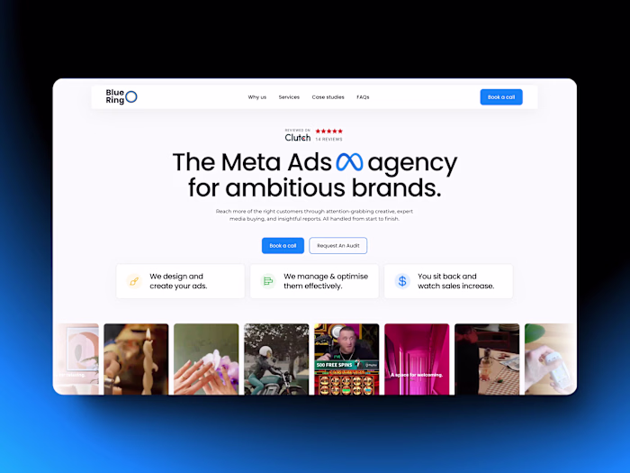 Bluering: Design + Webflow Development