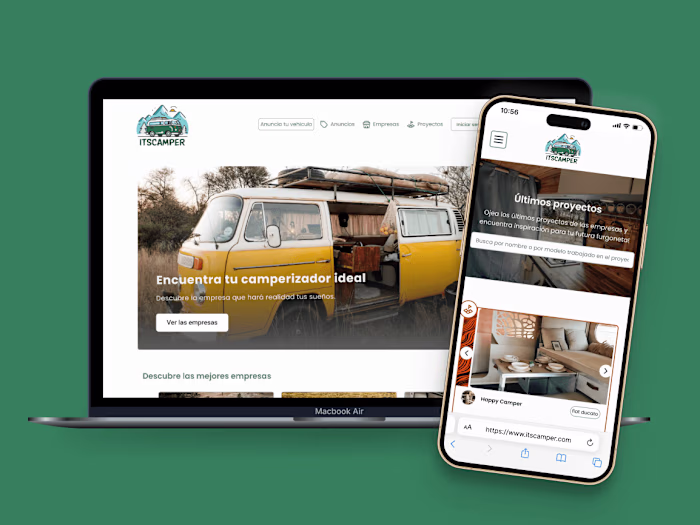 Duse Kenc | UX Portfolio - ItsCamper