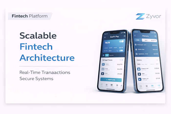 Fintech Architecture for Real-Time Transactions & Scale