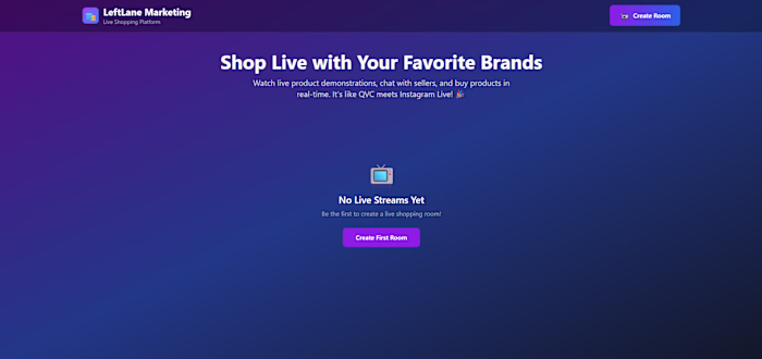 Live Commerce App Test