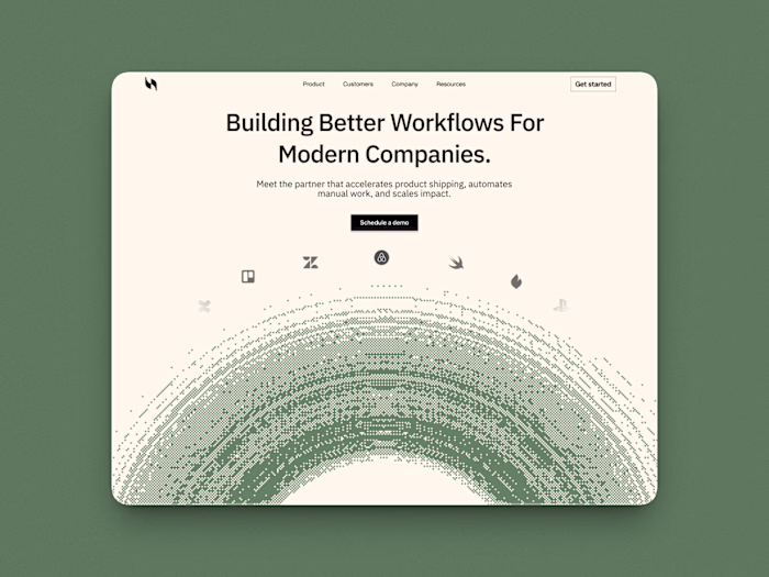 A Fintech-Style Landing Page for Enterprise Services