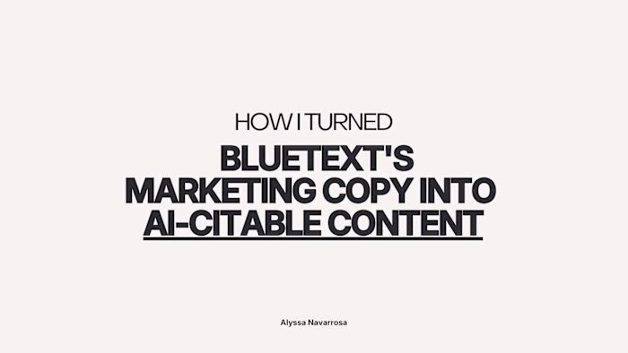 Problem: Bluetext had 16 years