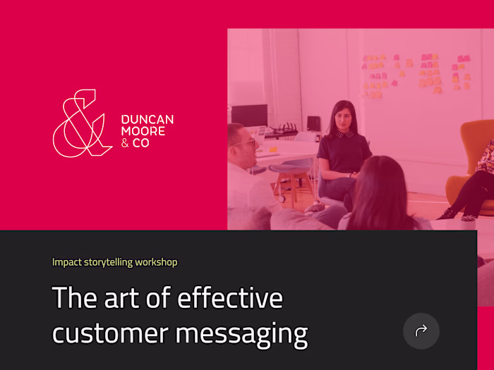 Customer messaging workshop 🎙️