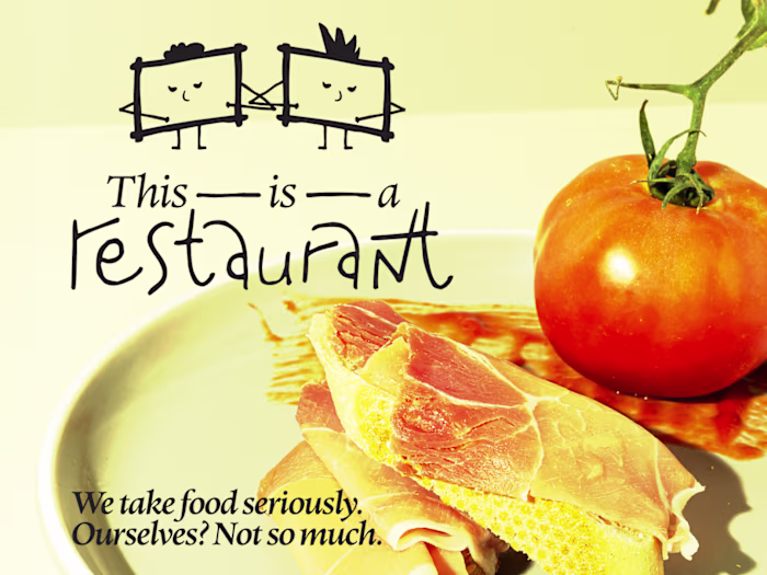 Brand Identity for 'This is a Restaurant'