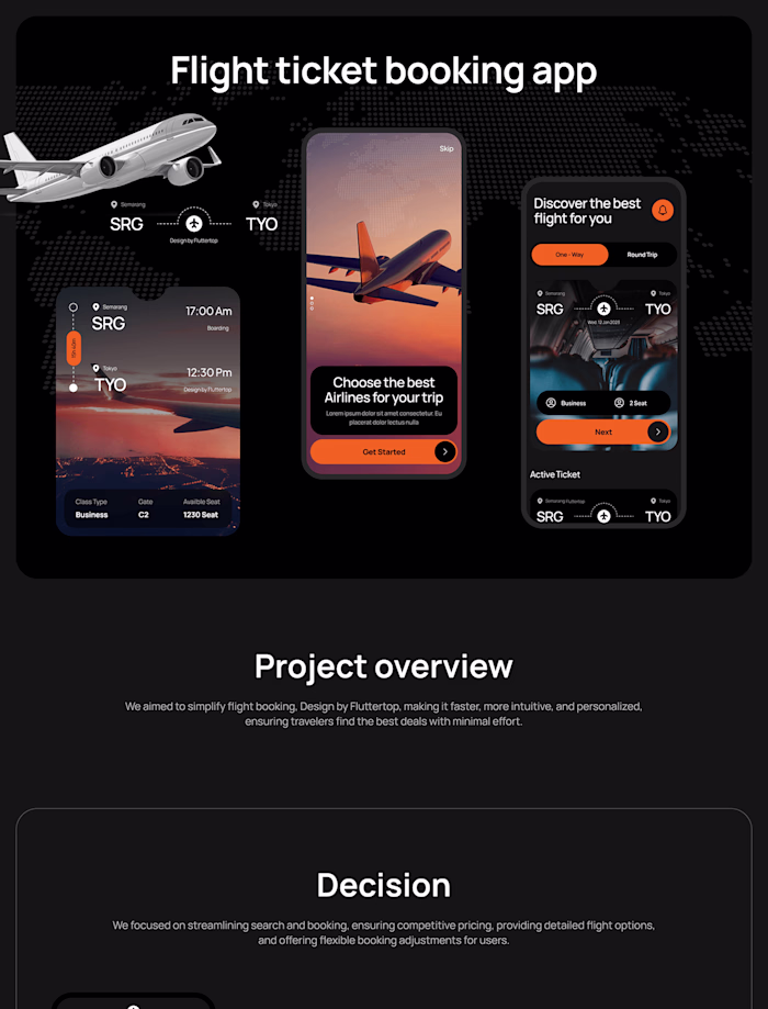 Flight Booking App Design 