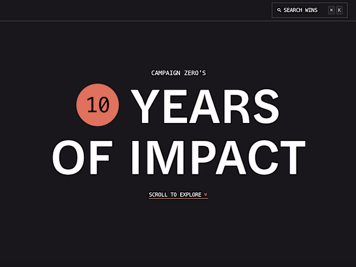 Campaign Zero's 10 Years of Impact