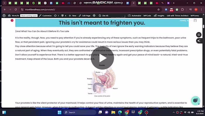Landing Page Development and A/B/C Testing for Trionlife 