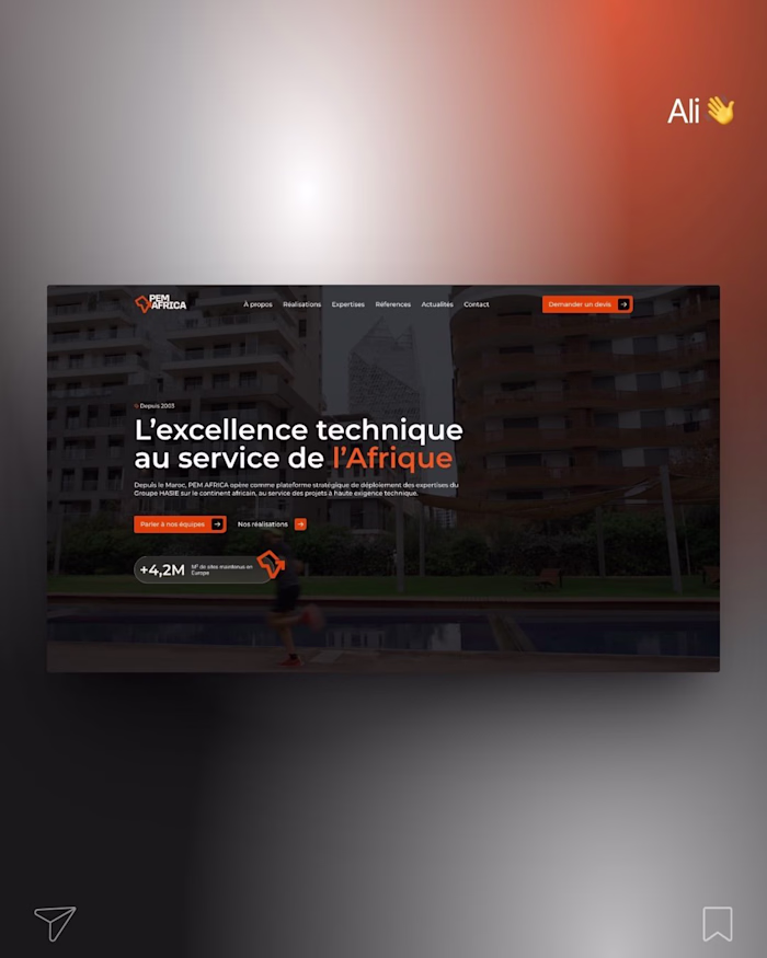 PEM Africa — Corporate Website Design & Development