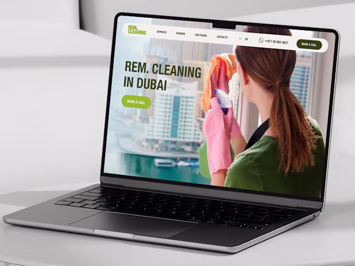 Brand Identity and Website Design for REM.Cleaning