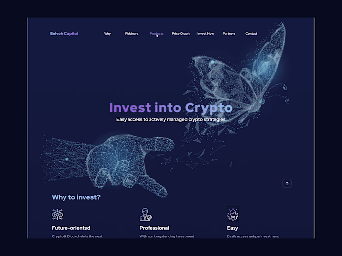 Belvoir Capital Landing Page