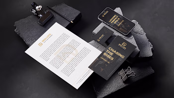 Deal Lock Marketing Brand Identity :: Behance