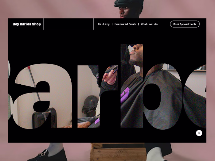Boy Barbershop Website Development