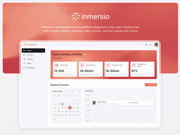 Inmersio — Language Learning Platform