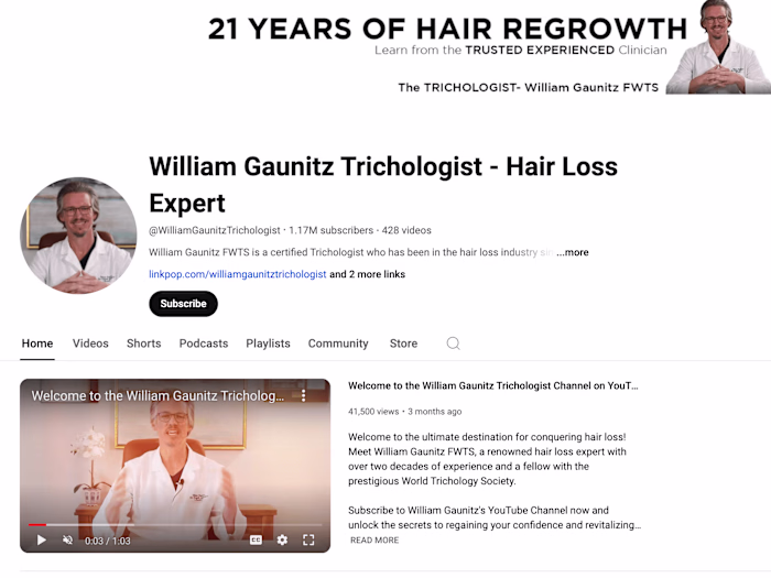 William Gaunitz (1.2M) Editing & Retention Optimization