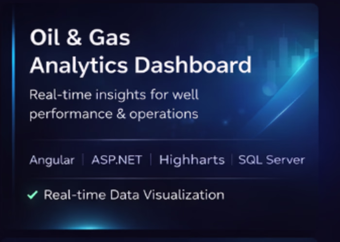 Oil & Gas Analytics Dashboard
Developed