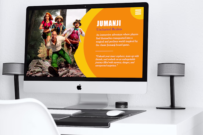 Jumanji: Uncharted Realms Theme UI Design :: Behance