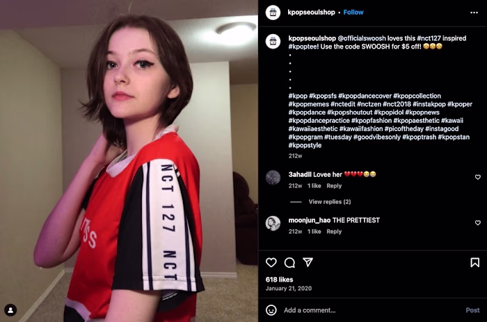 Music Merchandise Instagram Posts