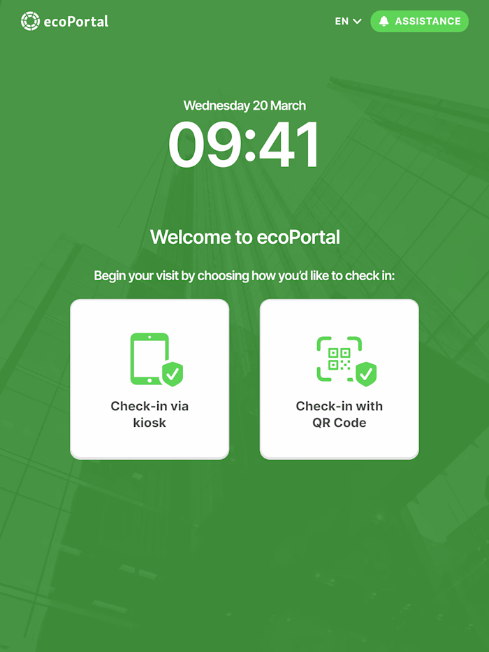 Interactive Design for Visitor Management System