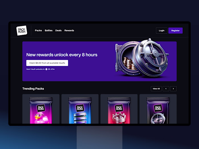 Website Design for a Real-Money Gaming Platform