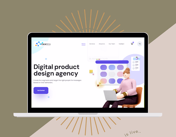 Design an agency website  