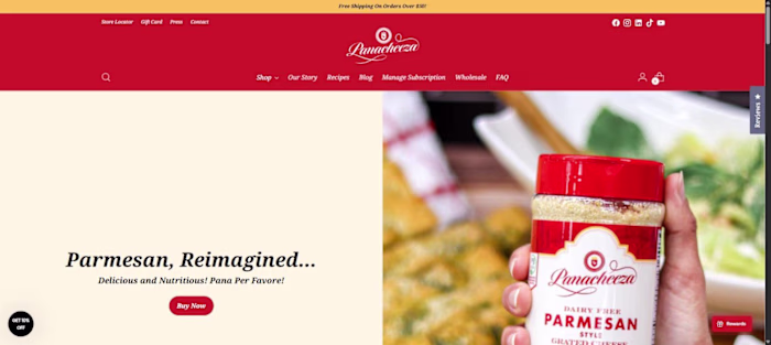 🧀 Panacheeza — Dairy-Free Parmesan