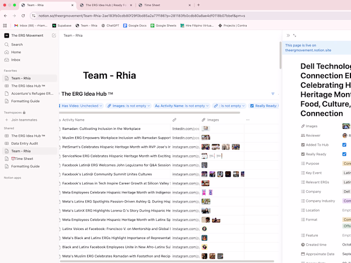 DATA ENTRY @ERGs.io - Employee Resource Group Ideas & Vendors