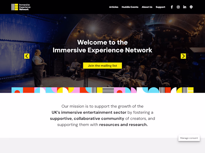 Immersive Experience Network