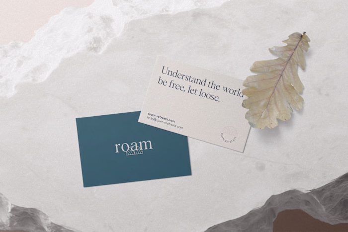 Roam Retreats Branding