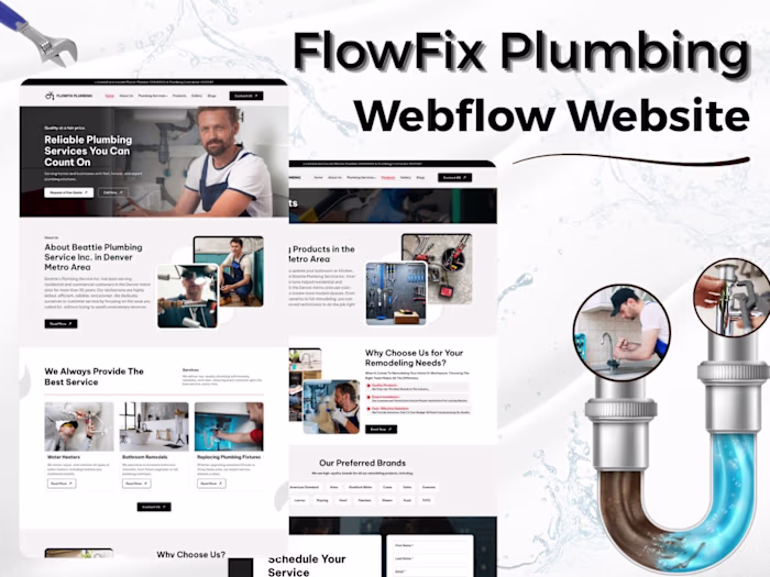 Flow Fix Plumbing | Webflow Website