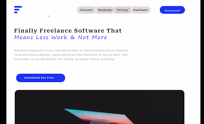 Local Freelancing Agency Landing Page | Web Design