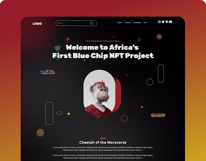 Blue Chip:figma to webflow and wordpress :: Behance
