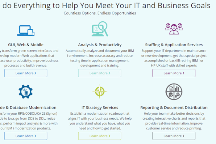 Fresche Solutions Website Content